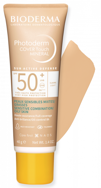 Bioderma Photoderm Cover Touch Light SPF50+ 40 gr - (SKT: 05/2027)