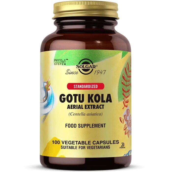 Solgar Gotu Kola Aerial Extract 100 Kapsül - (SKT: 04/2027)