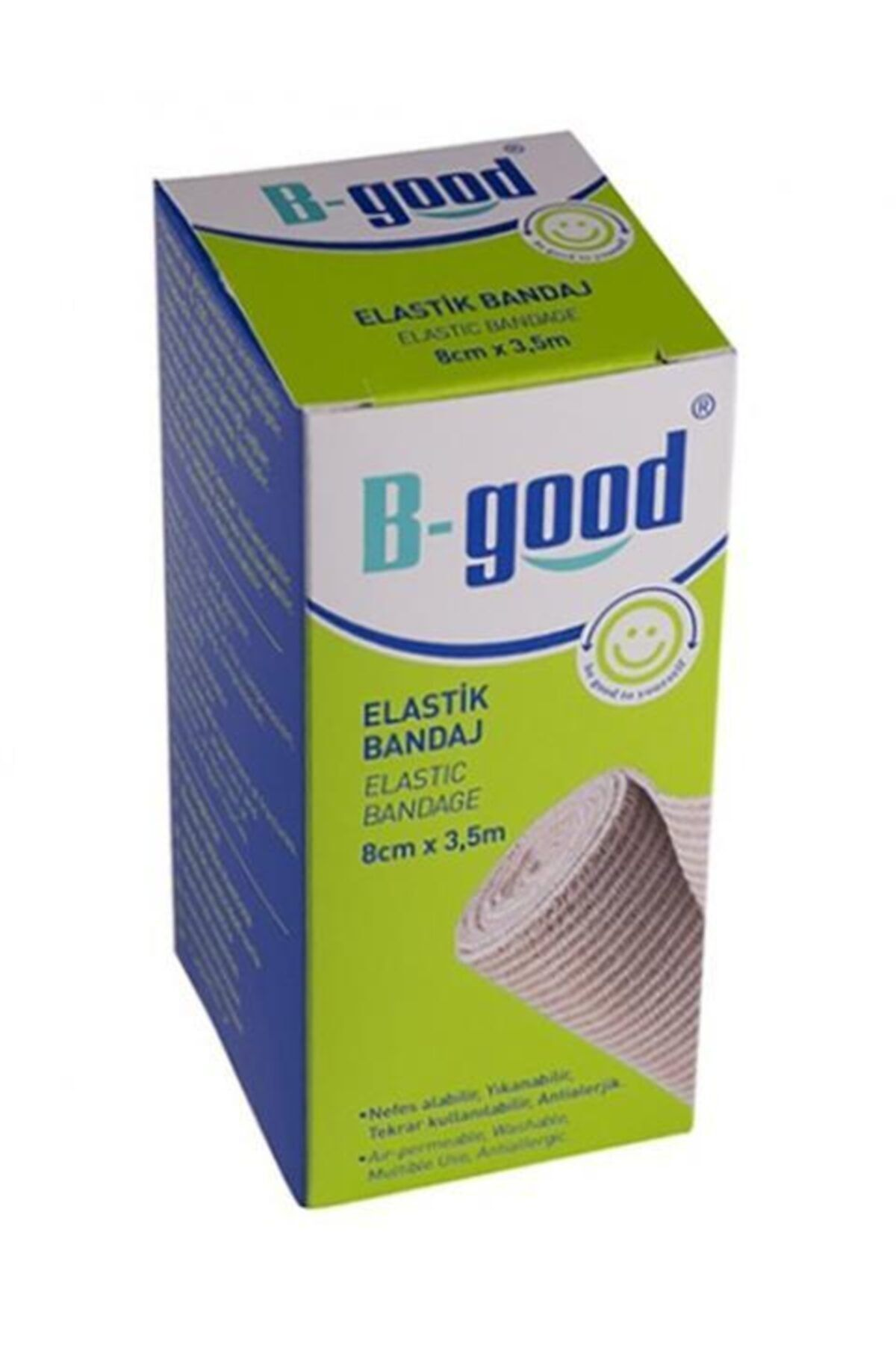 B-Good Elastik Bandaj 8 cm x 3,5 m - (SKT: 11/2028)