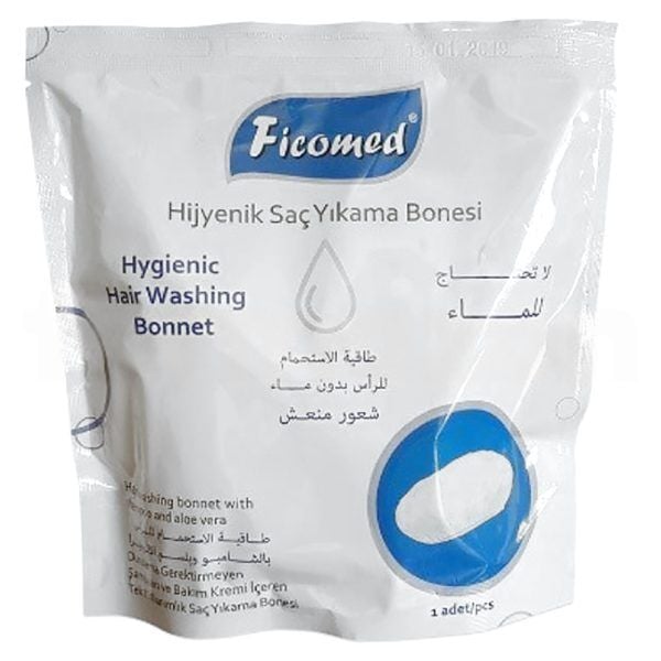Ficomed Hijyenik Saç Yıkama Bonesi Tekli