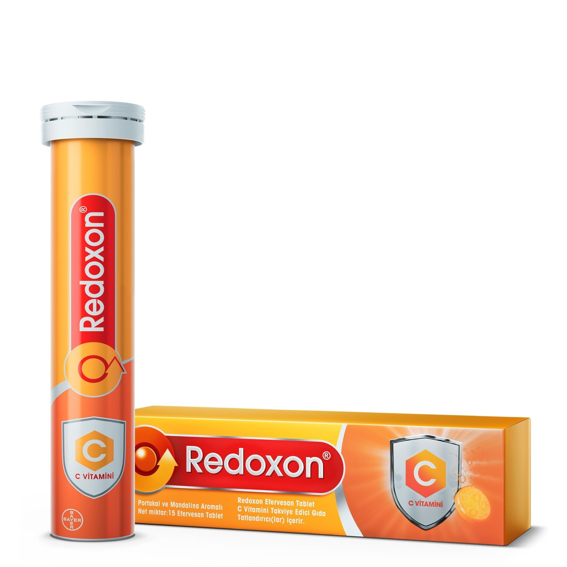 Redoxon Vitamin C 1000 mg Efervesan 15 Tablet - (SKT: 06/2028)