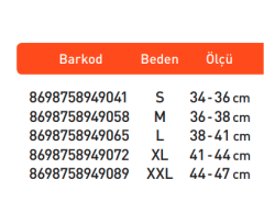 Luxor Örgü Patella ve Ligament Destekli Dizlik XXL:44-47 (104)