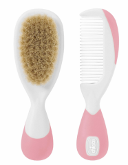 Chicco Fırça ve Tarak Seti 0 Ay+ Pembe
