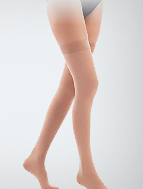 Luxor Varis Çorabı Orta Basınçlı Diz Üstü Kapalı Burun Ten No:2 (811)