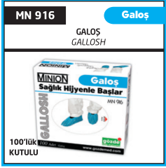 Minion Kutulu Galoş 100'lü