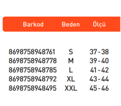 Luxor Silikon Delikli Tabanlık S:37-38 (604)