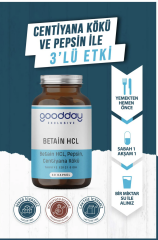 Goodday Betain HCL Pepsin 60 Kapsül - (SKT: 12/2027)