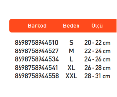 Luxor Örgü Aşil Tendon Bandı XXL:28-31 (108)