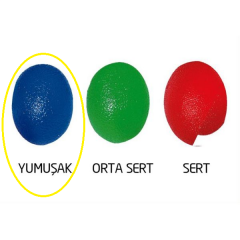 Minion El ve Parmak Egzersiz Topu Mavi Yumuşak