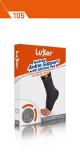 Luxor Örgü Silikon Ped Destekli Ayak Bilekliği XL:26-28 (105)