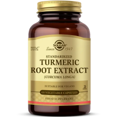 Solgar Turmeric Root Extract 60 Vegetable Capsules - (SKT: 08/2027)