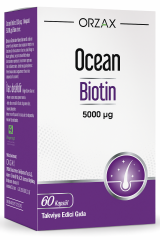 Ocean Biotin 5000 mcg 60 Kapsül - (SKT: 06/2027)