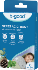 B-Good Nefes Açıcı Bant 6'lı - (SKT: 09/2029)