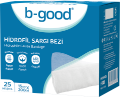 B-Good Hidrofil Sargı Bezi 15x200 cm 25'li - (SKT: 07/2029)