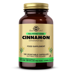 Solgar Cinnamon 100 Kapsül - (SKT: 12/2026)