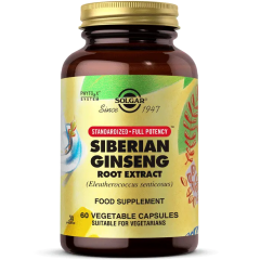Solgar Siberian Ginseng Root Extract 60 Kapsül - (SKT: 08/2027)