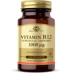 Solgar Vitamin B12 1000 mcg 100 Dilaltı Tablet - (SKT: 09/2028)