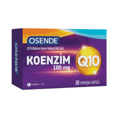 Osende Koenzim Q10 100 mg 30 Kapsül - (SKT: 02/2027)